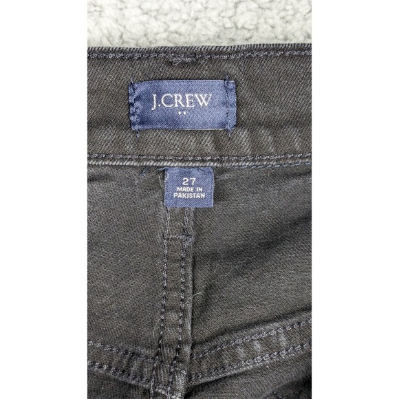 J Crew Womens Size 27 Black 4 Button Cutoff High‎ Waist Shorts 3" Raw Hem Summer - Picture 2 of 7